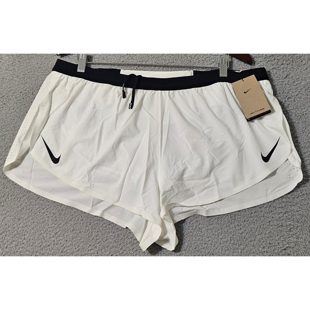 NWT Nike AeroSwift Dri-FIT ADV 2" Running Shorts White‎ FN3349 Men's XXL